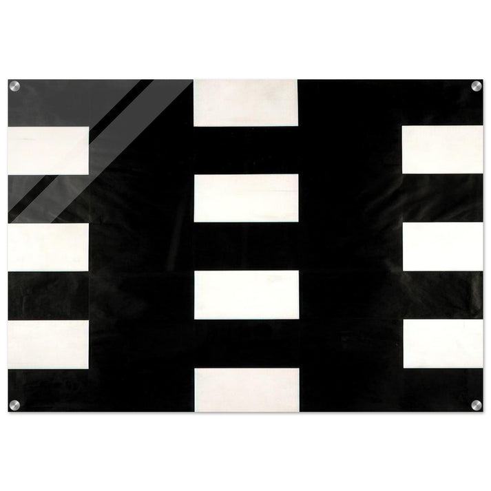 White and Black - Ellsworth Kelly Acrylic Print - 70x100 cm / 28x40″ inches