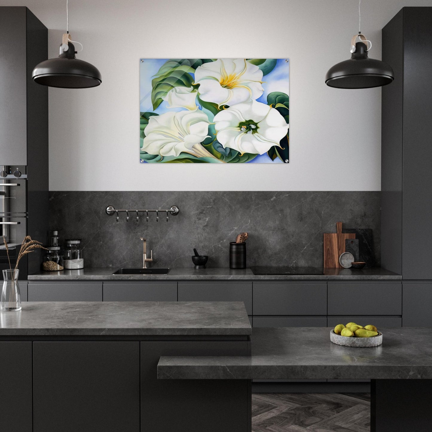 Jimson Weed 3 - Georgia O'Keeffe Acrylic Print - 70x100 cm / 28x40″ inches