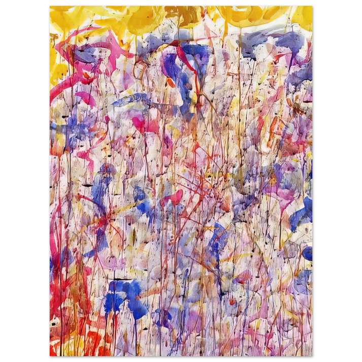 Sam Francis - Untitled SF57-008 75x100 cm / 30x40inches Fine Art Poster