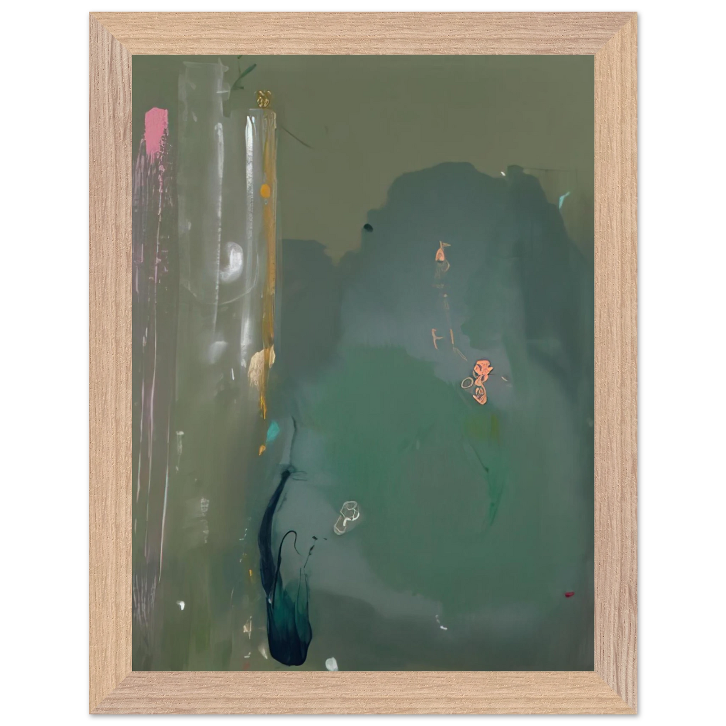 Helen Frankenthaler - Côte d Argent - 1980 Wall art - 40x40 cm / 16x16 inches - Fine Art Poster - -