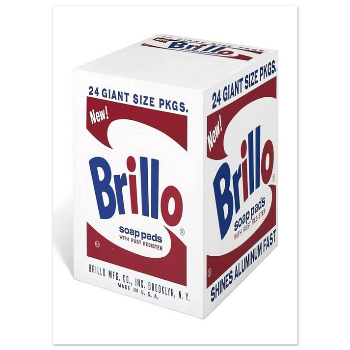 Andy Warhol - Brillo Soap Pads Fine Art Poster