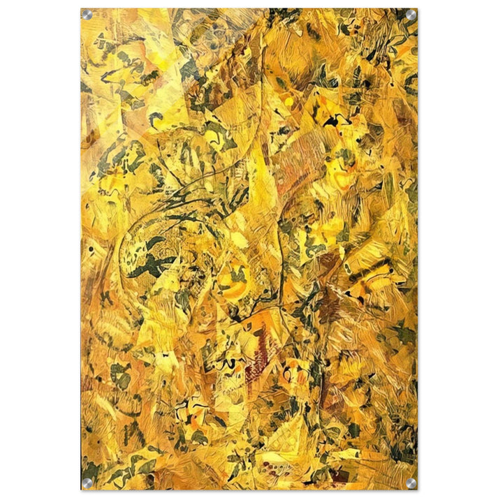 NUMBER 2 - Jackson Pollock Acrylic Print - 70x100 cm / 28x40″ inches