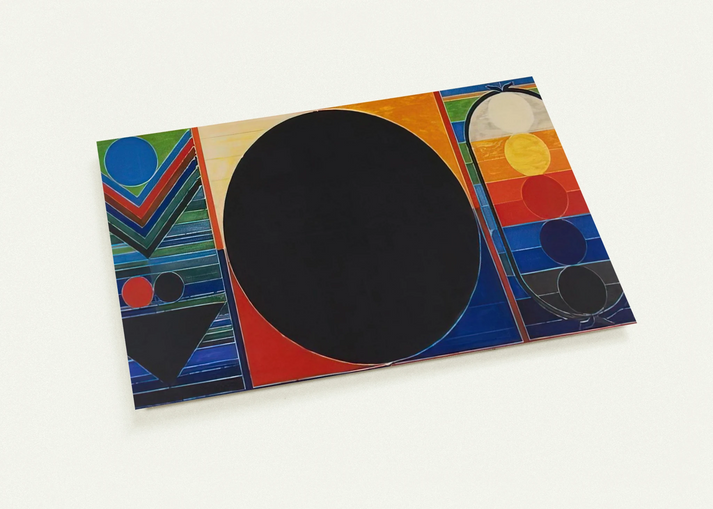 Composition Geometrique - 2007 By S. H. Raza Pack of 10 Post Cards | S. H. Raza Post Cards | A6 (10.5 x 14.8 cm) - 4.1 x 5.8 inches