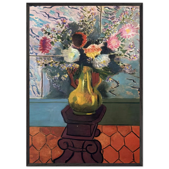 STILL LIFE 7 N1 - Henri Matisse 70x100 cm / 28x40 inches Framed Art Print – Black Wooden Frame