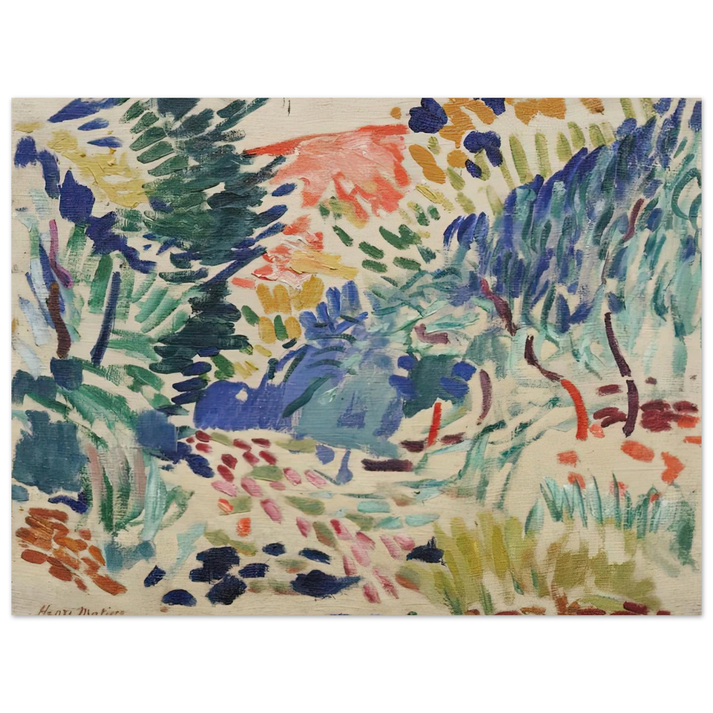 Henri Matisse - LANDSCAPE AT COLLIOURE 1905 75x100 cm / 30x40inches Fine Art Poster
