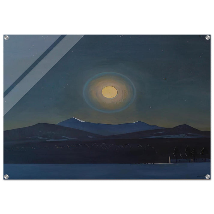 Moonlight, Winter - Rockwell Kent Acrylic Print - 70x100 cm / 28x40″ inches
