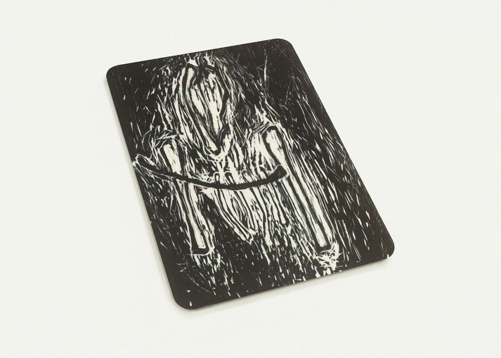 HEAD AND BONES 1980 By Susan Rothenberg Pack of 10 Post Cards | Susan Rothenberg Post Cards | A6 (10.5 x 14.8 cm) - 4.1 x 5.8 inches