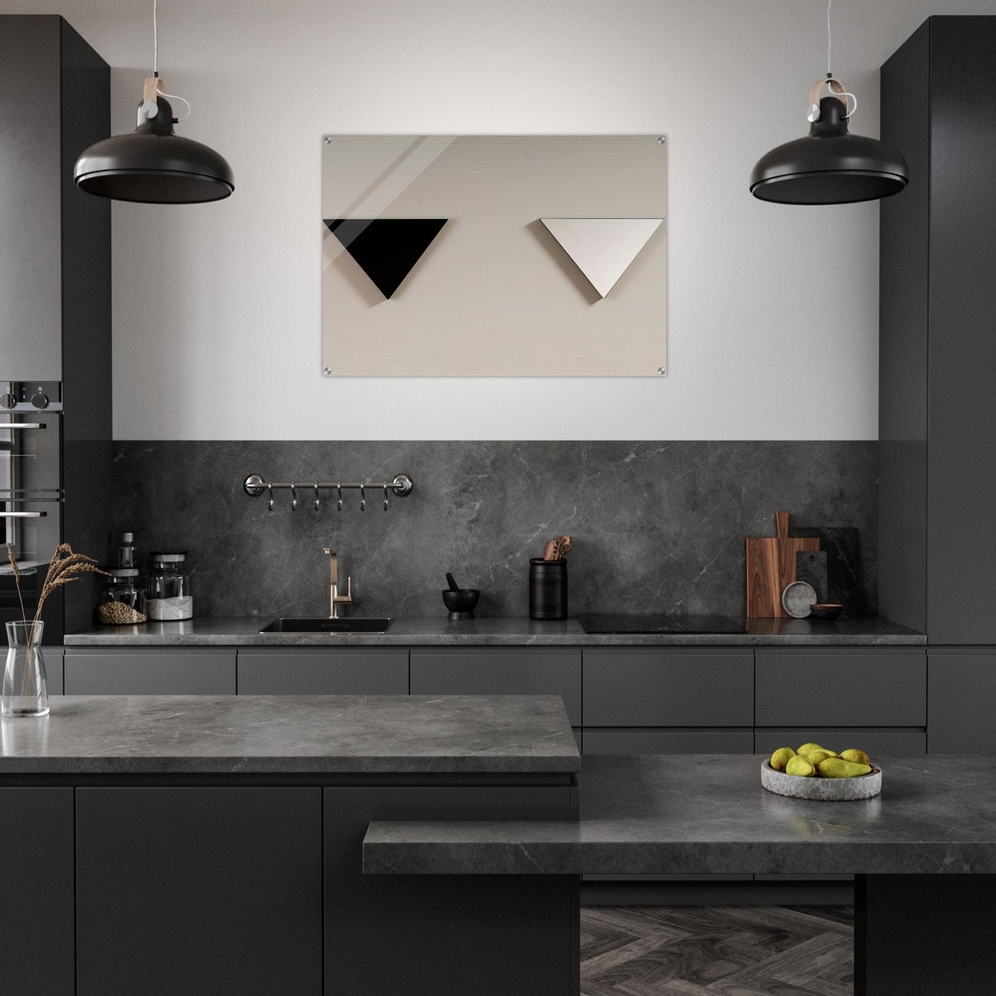 Mirror Object - 1973 - Blinky Palermo Acrylic Print - 70x100 cm / 28x40″ inches