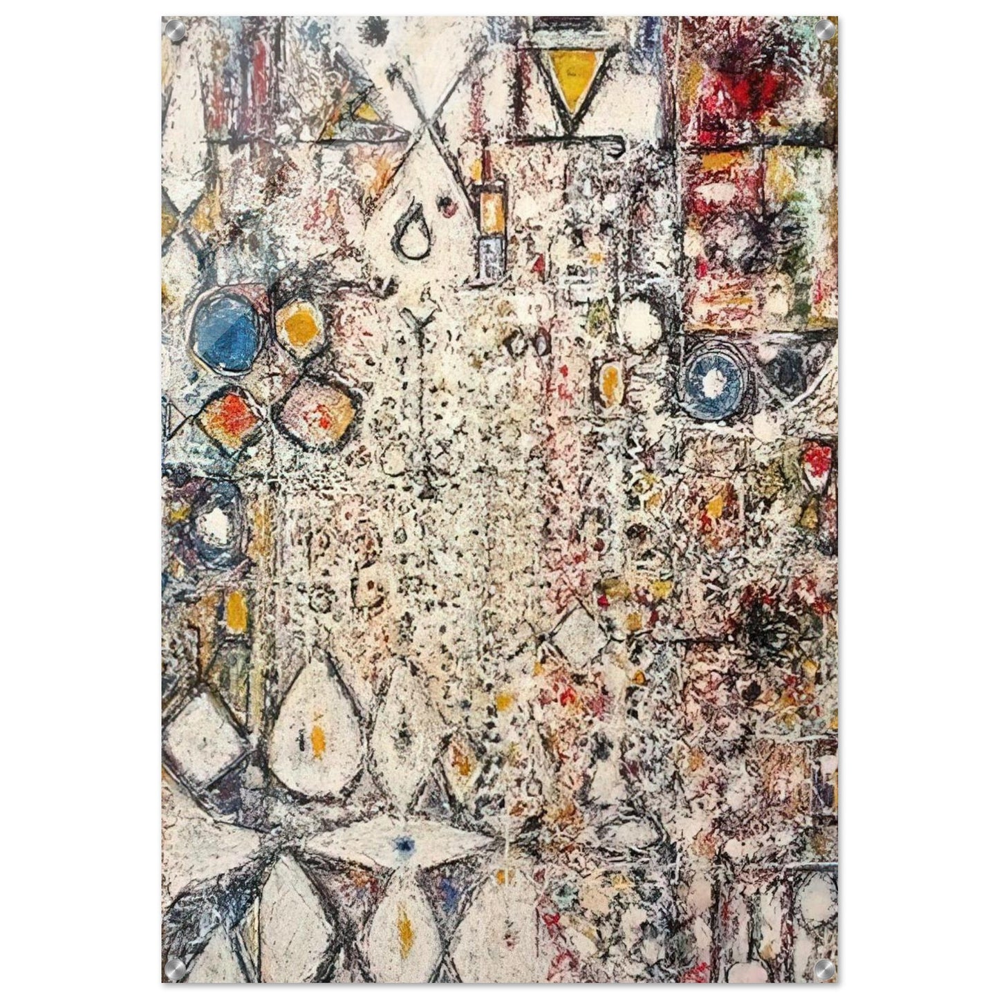 White Gothic #3 - Richard Pousette-Dart Acrylic Print - 70x100 cm / 28x40″ inches