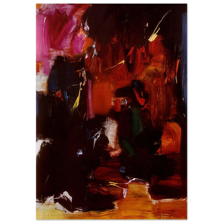 Summer Night s Bliss - Hans Hofmann Brushed Aluminum Print - 70x100 cm / 28x40 inches | Hans Hofmann Aluminum Print | Hans Hofmann Prints