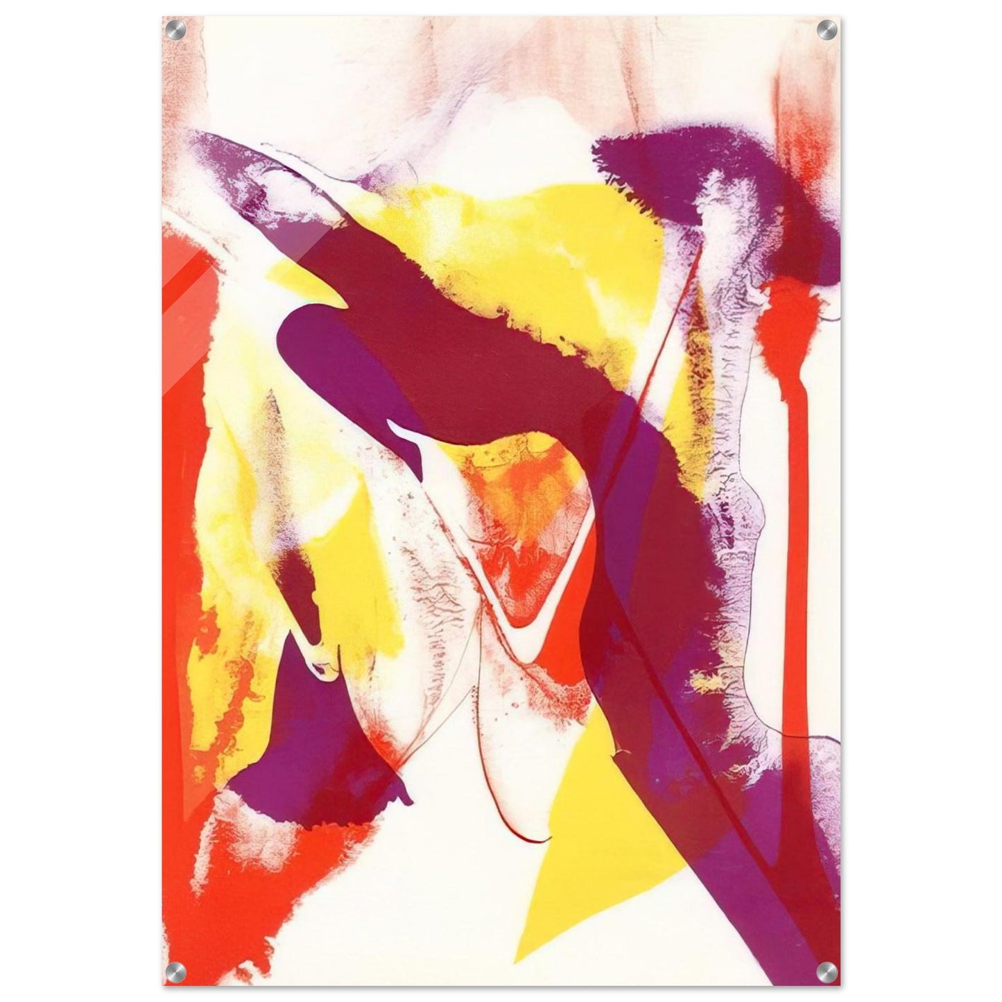 Redfern composition - Abstract Expressionism - Paul Jenkins Acrylic Print - 70x100 cm / 28x40″ inches | Paul Jenkins Wall Art | Paul Jenkins Prints