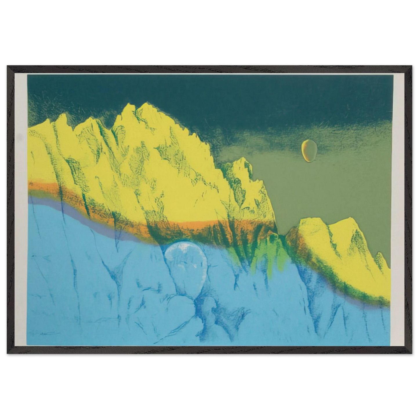 Pilgrimage 4 - 1977 - Clarence Holbrook Carter 70x100 cm / 28x40 inches Framed Art Print – Black Wooden Frame