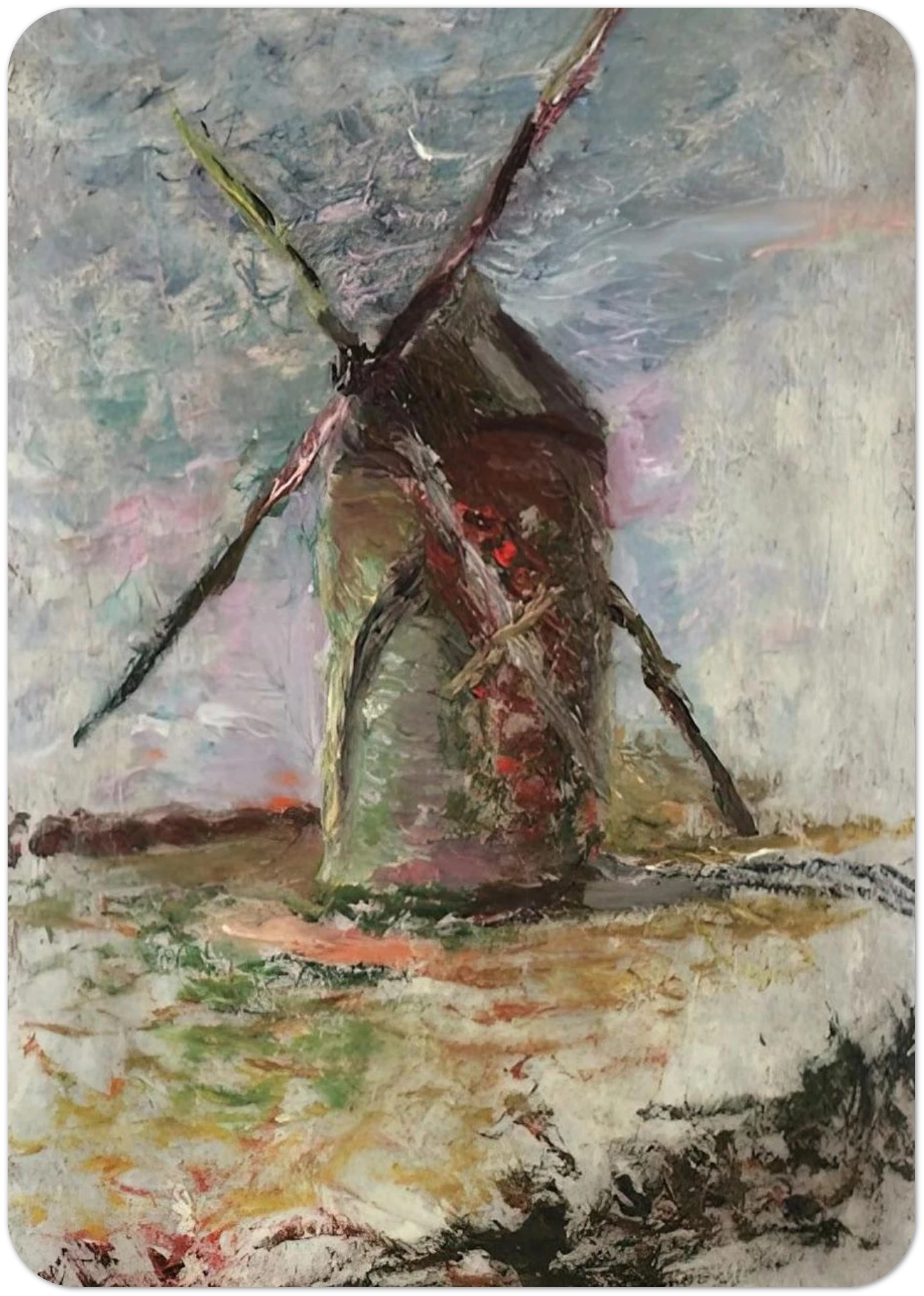 MOULIN 1897 By Henri Matisse Pack of 10 Post Cards | Henri Matisse Post Cards | A6 (10.5 x 14.8 cm) - 4.1 x 5.8 inches