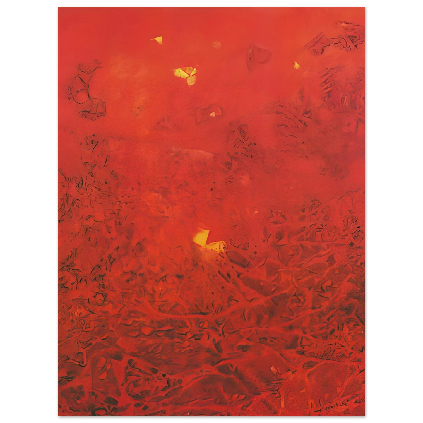 Max Ernst - Le jardin de la France Fine Art Poster - Default Title