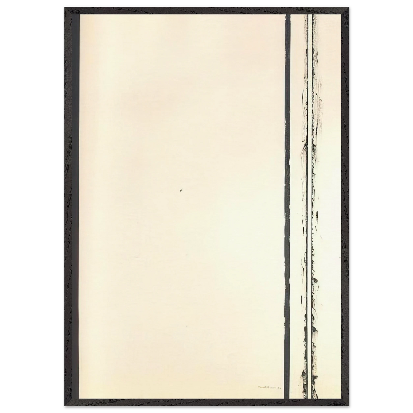 The Station of the Cross - Second Station - Barnett Newman Framed Art Print – Black Wooden Frame - Default Title - -Framed Art Print