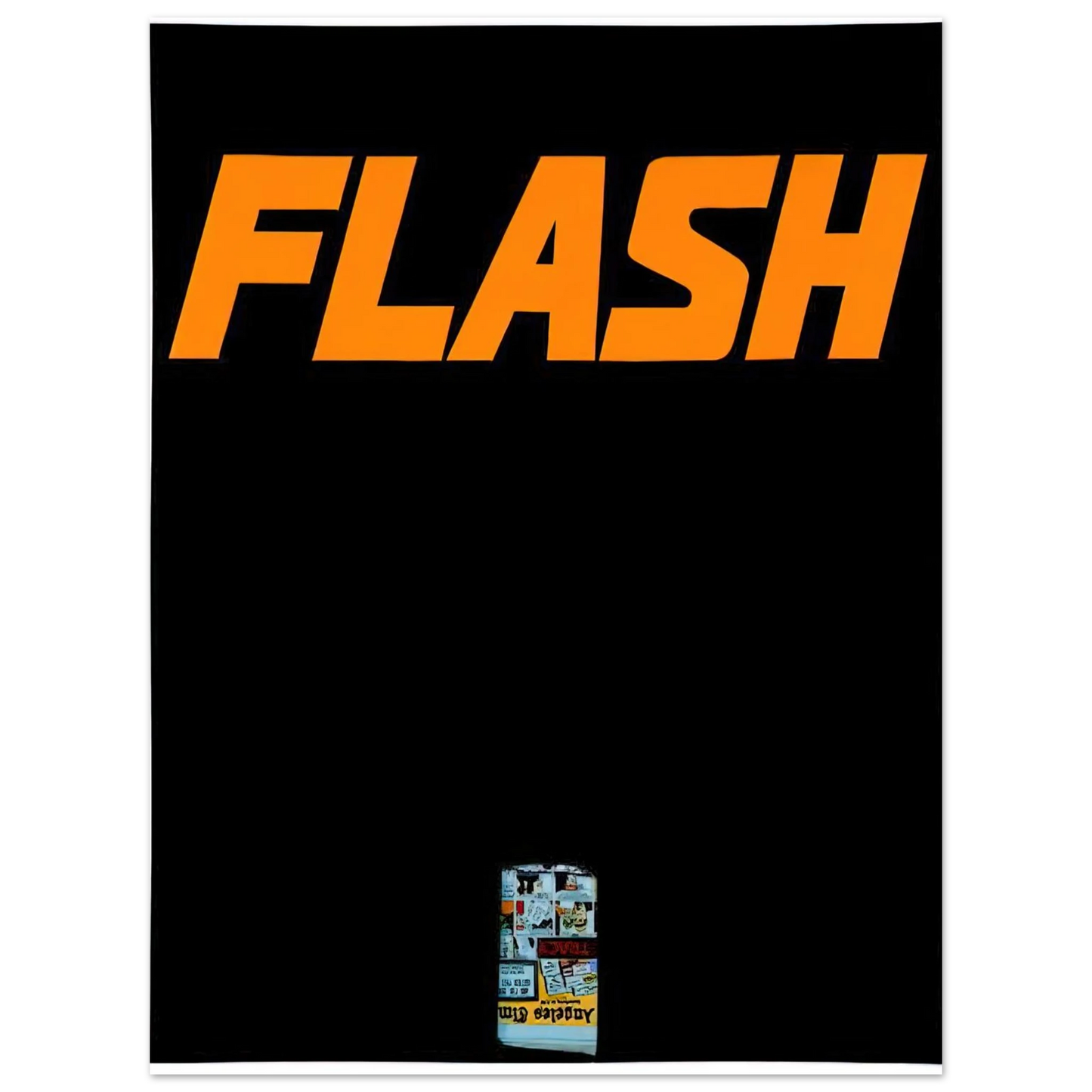 Edward Ruscha - FLASH L A TIMES 1963 Fine Art Poster - Default Title