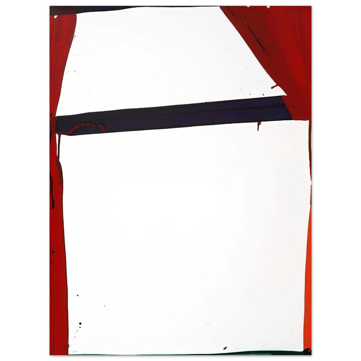 Sam Francis - Untitled SFS 243 75x100 cm / 30x40inches Fine Art Poster