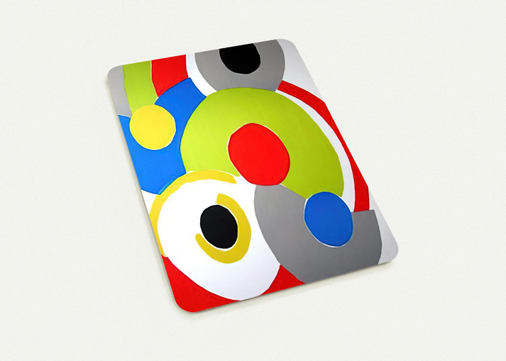 COMPOSITION 1 By Sonia Delaunay Pack of 10 Post Cards | Sonia Delaunay Post Cards | A6 (10.5 x 14.8 cm) - 4.1 x 5.8 inches