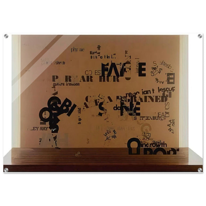 Not Wanting To Say Anything About Marcel, I - 1969 - John Cage Acrylic Print - 70x100 cm / 28x40″ inches