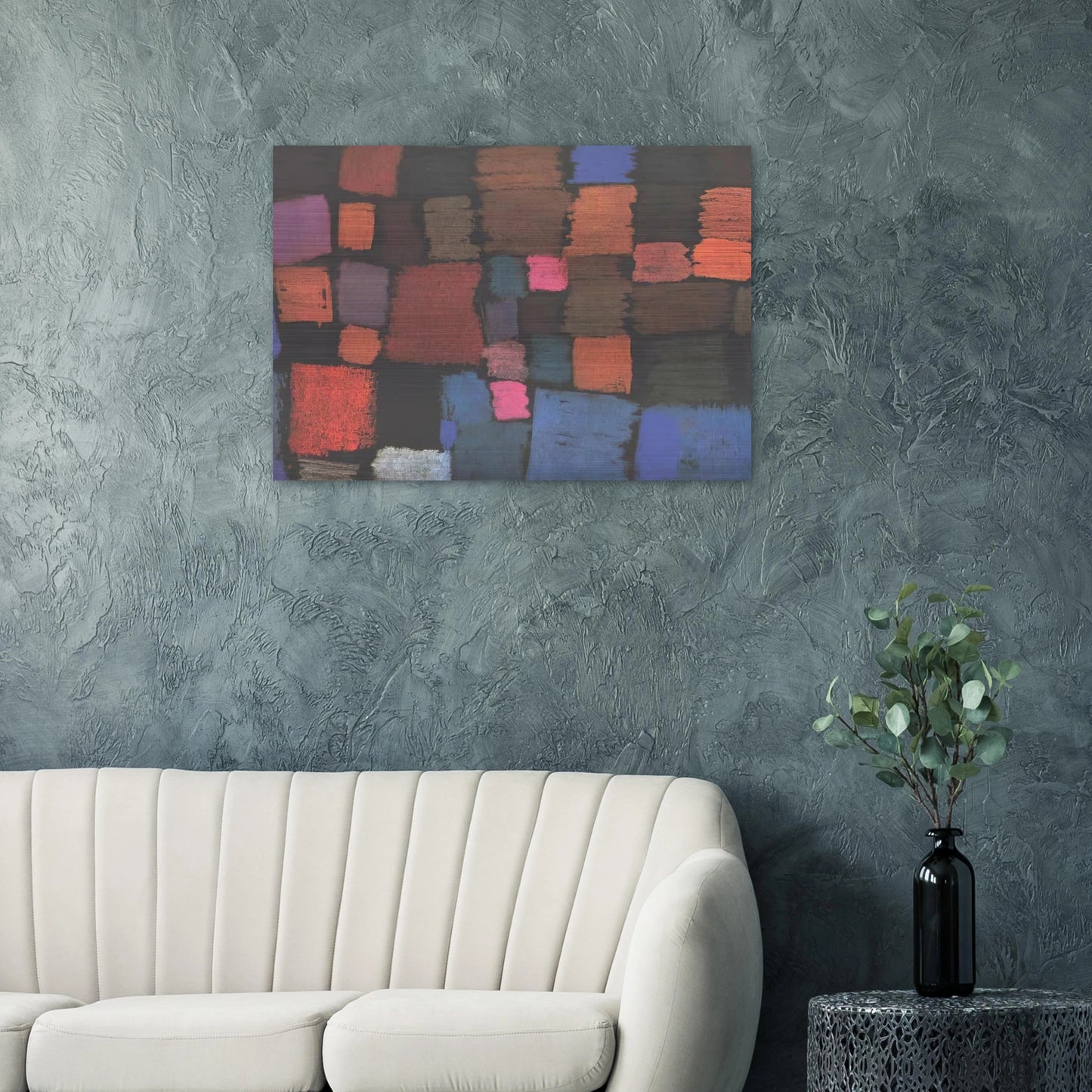 COMING TO BLOOM 1934 - Paul Klee Brushed Aluminum Print - 70x100 cm / 28x40 inches | Paul Klee Aluminum Print | Paul Klee Prints