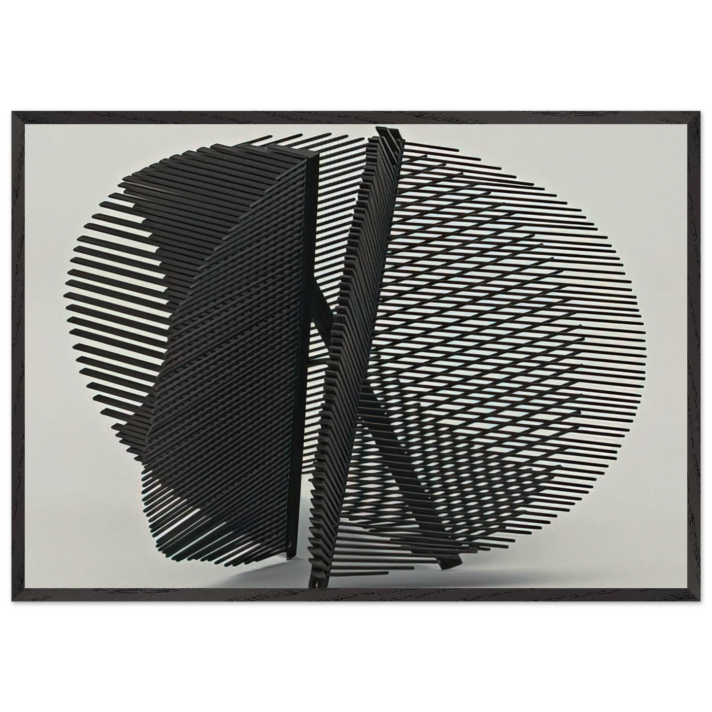 Esfera - 1959 - Gego 70x100 cm / 28x40 inches Framed Art Print – Black Wooden Frame