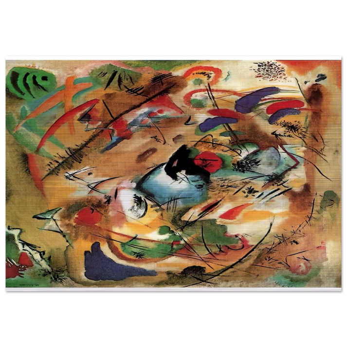 IMPROVISATION DREAMY 1913 - Wassily Kandinsky Brushed Aluminum Print - 70x100 cm / 28x40 inches | Wassily Kandinsky Aluminum Print | Wassily Kandinsky Prints