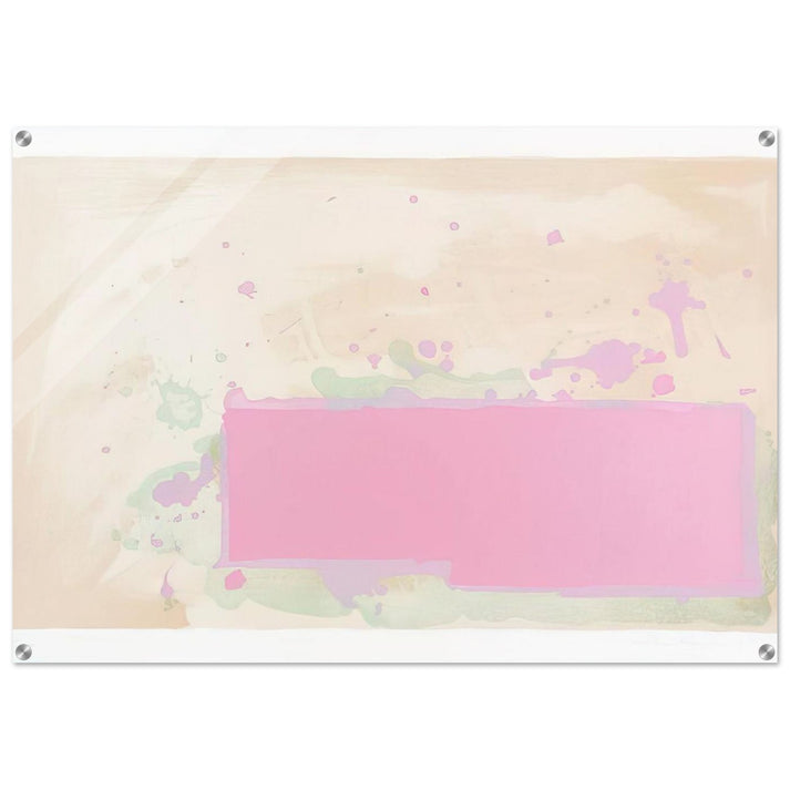 Orange-Pink-Green - 1971 - John Hoyland Acrylic Print - 70x100 cm / 28x40″ inches | John Hoyland Wall Art | John Hoyland Prints