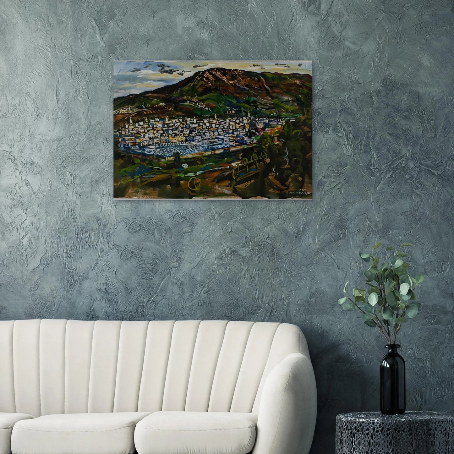 FEZ MOROCCO 1960 - Ivan Albright Brushed Aluminum Print - 70x100 cm / 28x40 inches | Ivan Albright Aluminum Print | Ivan Albright Prints