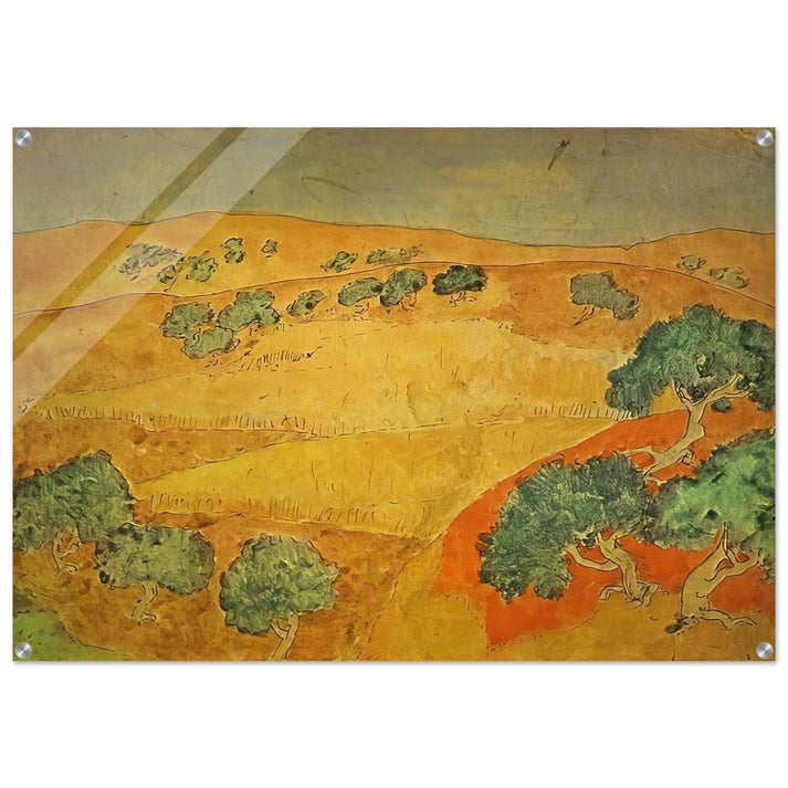 Summer landscape - Pablo Picasso Acrylic Print - 70x100 cm / 28x40″ inches