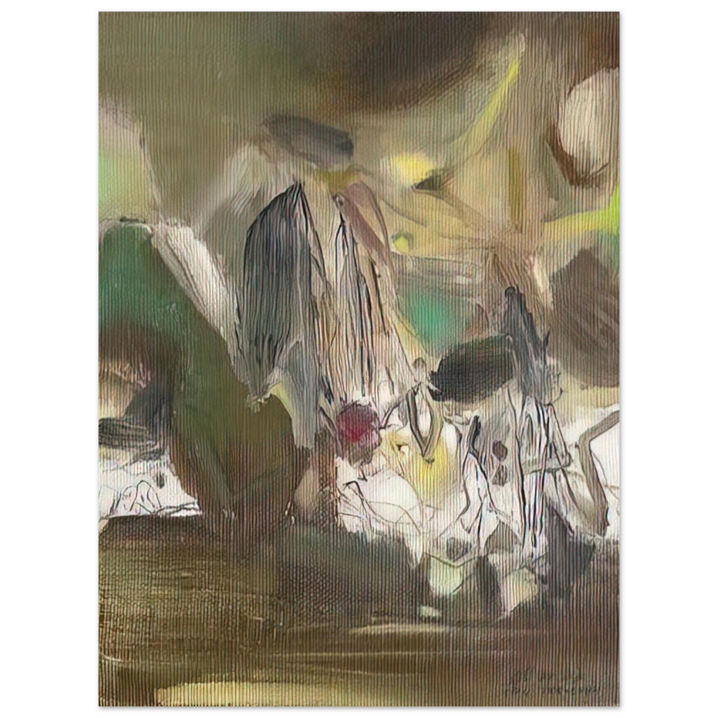 Chu teh Chun - COMPOSITION 1977 Fine Art Poster - Default Title