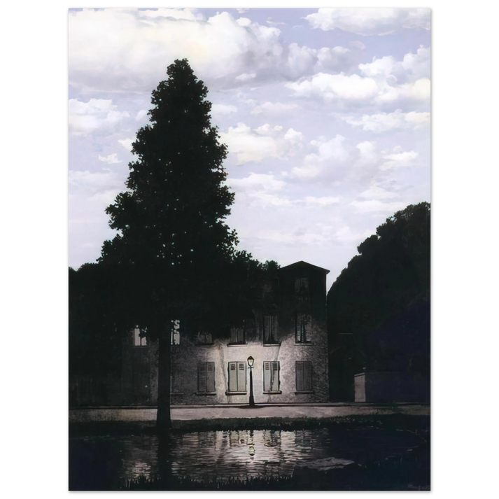 Rene Magritte - THE EMPIRE OF LIGHTS 1954 75x100 cm / 30x40inches Fine Art Poster