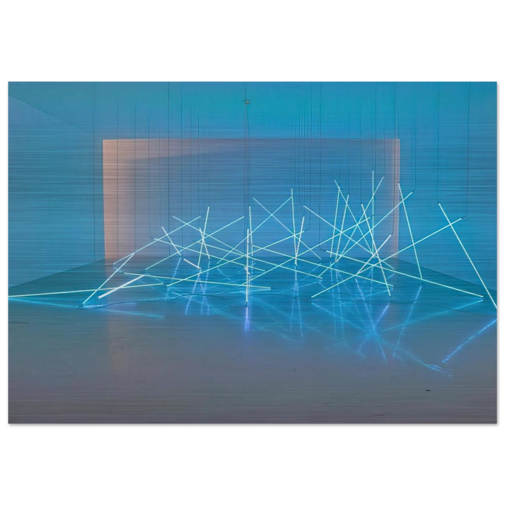 Avalanche - 1996 - Francois Morellet Brushed Aluminum Print - 70x100 cm / 28x40 inches | Francois Morellet Aluminum Print | Francois Morellet Prints