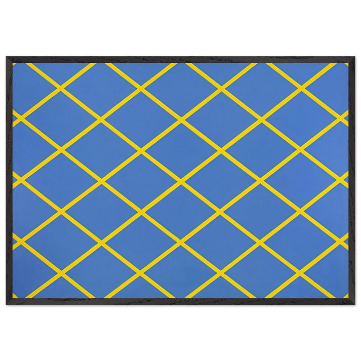 Sun Sea and Sand - 1970 - Jeremy Moon 70x100 cm / 28x40 inches Framed Art Print – Black Wooden Frame