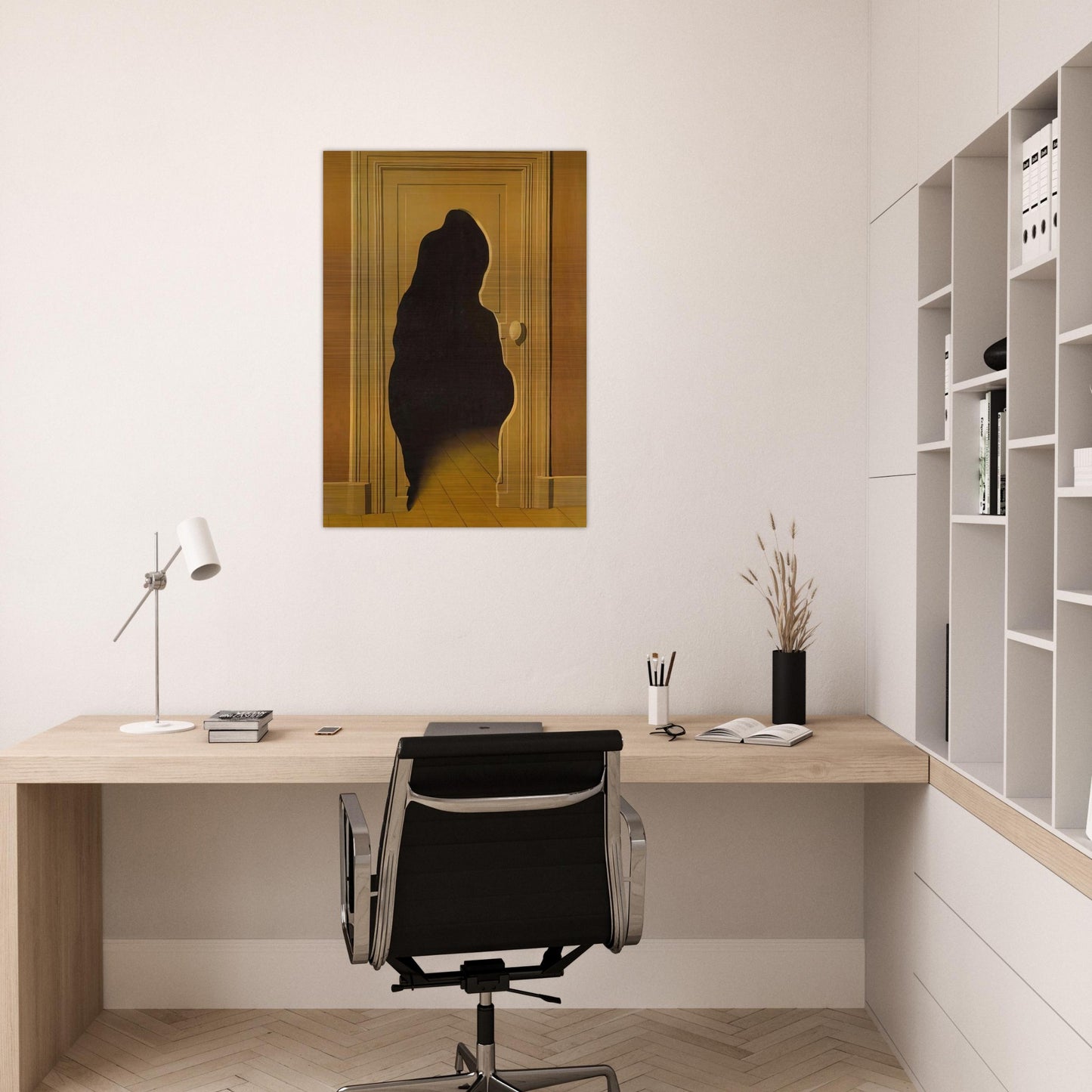 UNEXPECTED ANSWER 1933 - Rene Magritte Brushed Aluminum Print - 70x100 cm / 28x40 inches | Rene Magritte Aluminum Print | Rene Magritte Prints