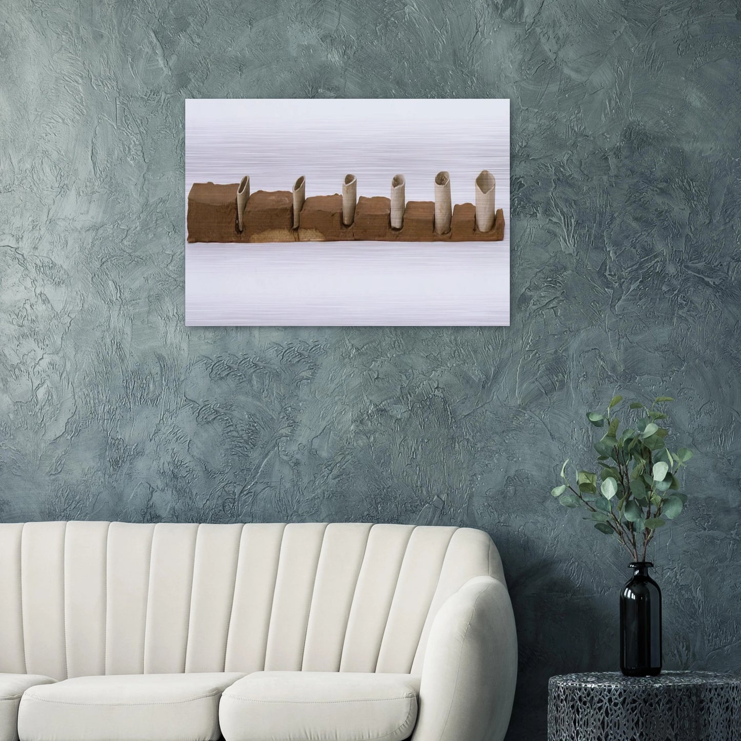 UNTITLED 1968 - Eva Hesse Brushed Aluminum Print - 70x100 cm / 28x40 inches | Eva Hesse Aluminum Print | Eva Hesse Prints