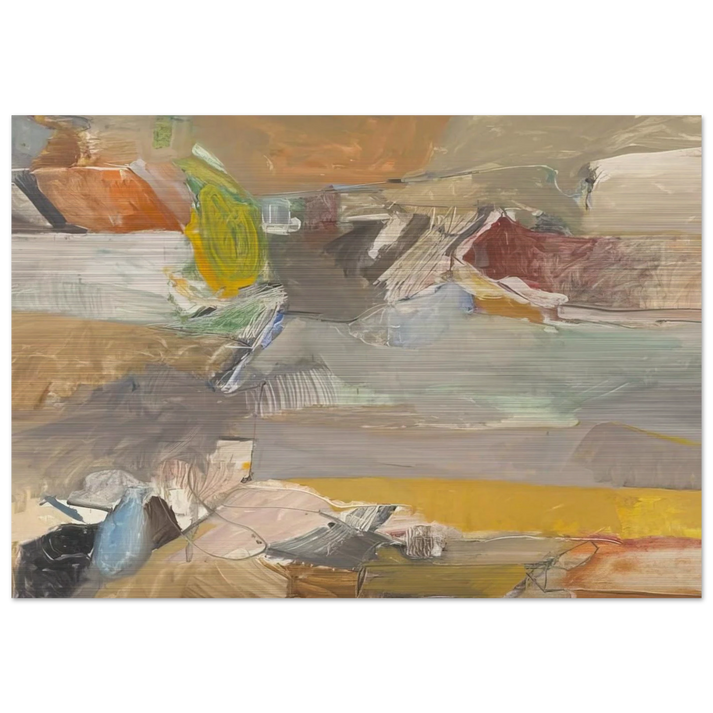 Berkeley #46 - Richard Diebenkorn Brushed Aluminum Print - 70x100 cm / 28x40 inches | Richard Diebenkorn Aluminum Print | Richard Diebenkorn Prints