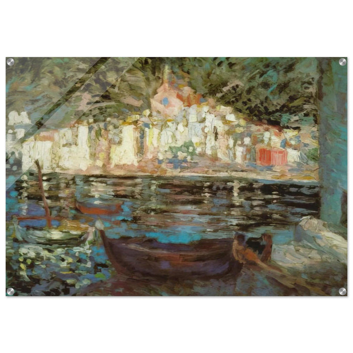 VIEW OF CADAQUES FROM PLAYA POAL - Salvador Dali Acrylic Print - 70x100 cm / 28x40″ inches