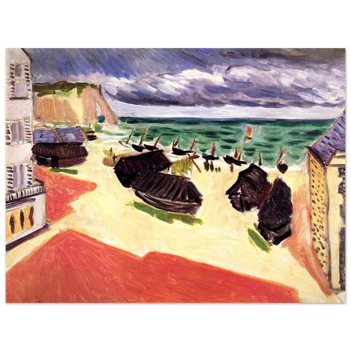 Henri Matisse - FISHING BOATS IN WINTER ETRETAT 1921 75x100 cm / 30x40inches Fine Art Poster