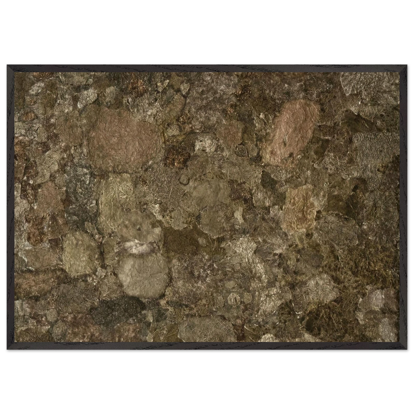 SOUL OF THE UNDERGROUND 1959 - Jean Dubuffet Framed Art Print – Black Wooden Frame - Default Title - -Framed Art Print