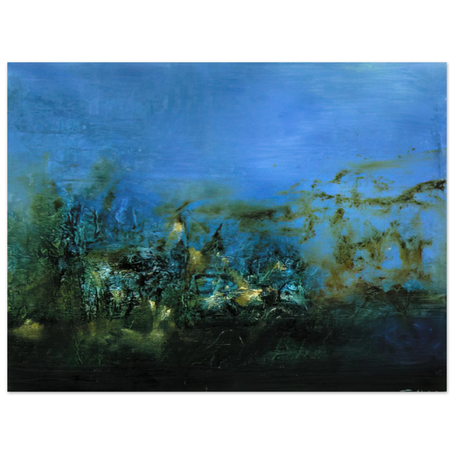 Zao Wou-Ki - 14 10 2002 2002 Fine Art Poster - Default Title