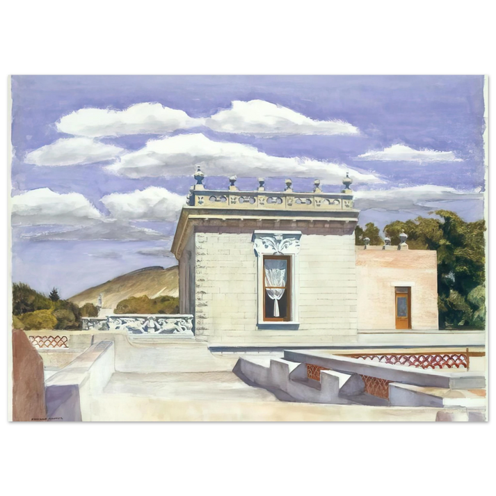 Edward Hopper - Saltillo Mansion Fine Art Poster