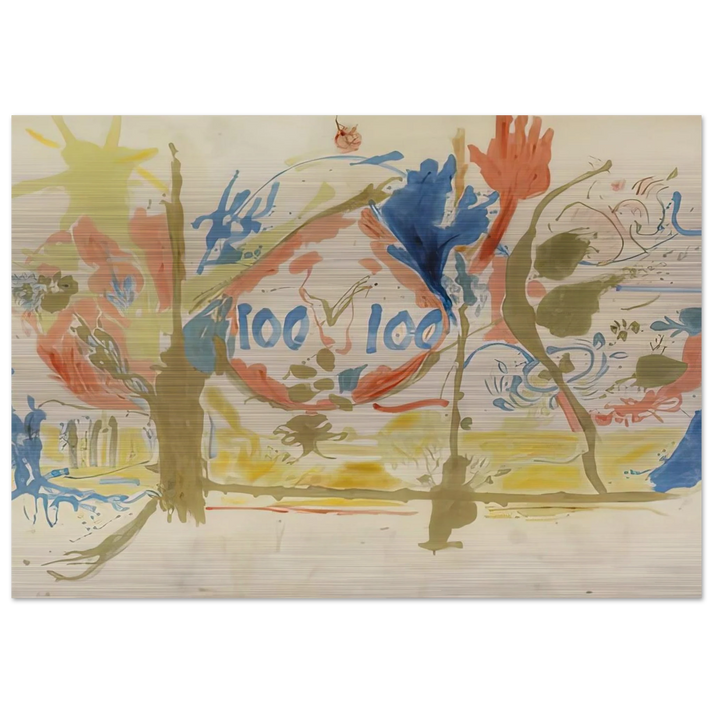 Eden, 1956- - Helen Frankenthaler Brushed Aluminum Print - 70x100 cm / 28x40 inches | Helen Frankenthaler Aluminum Print | Helen Frankenthaler Prints