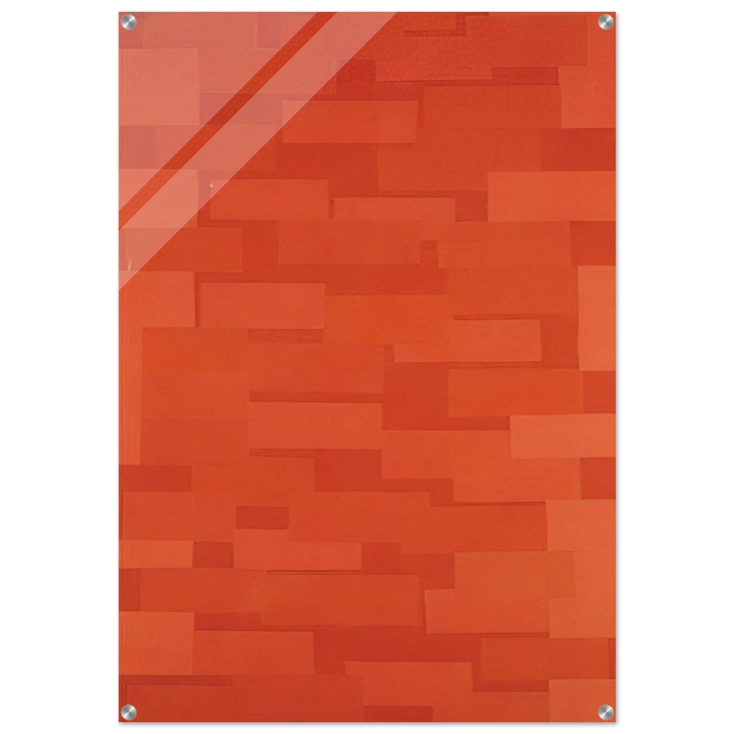 Number 5 Red Wall - 1952 - Ad Reinhardt Acrylic Print - 70x100 cm / 28x40″ inches | Ad Reinhardt Wall Art | Ad Reinhardt Prints