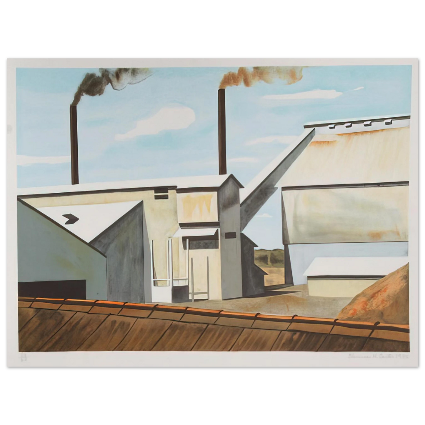 Clarence Holbrook Carter - Factory - 1980 Fine Art Poster - Default Title