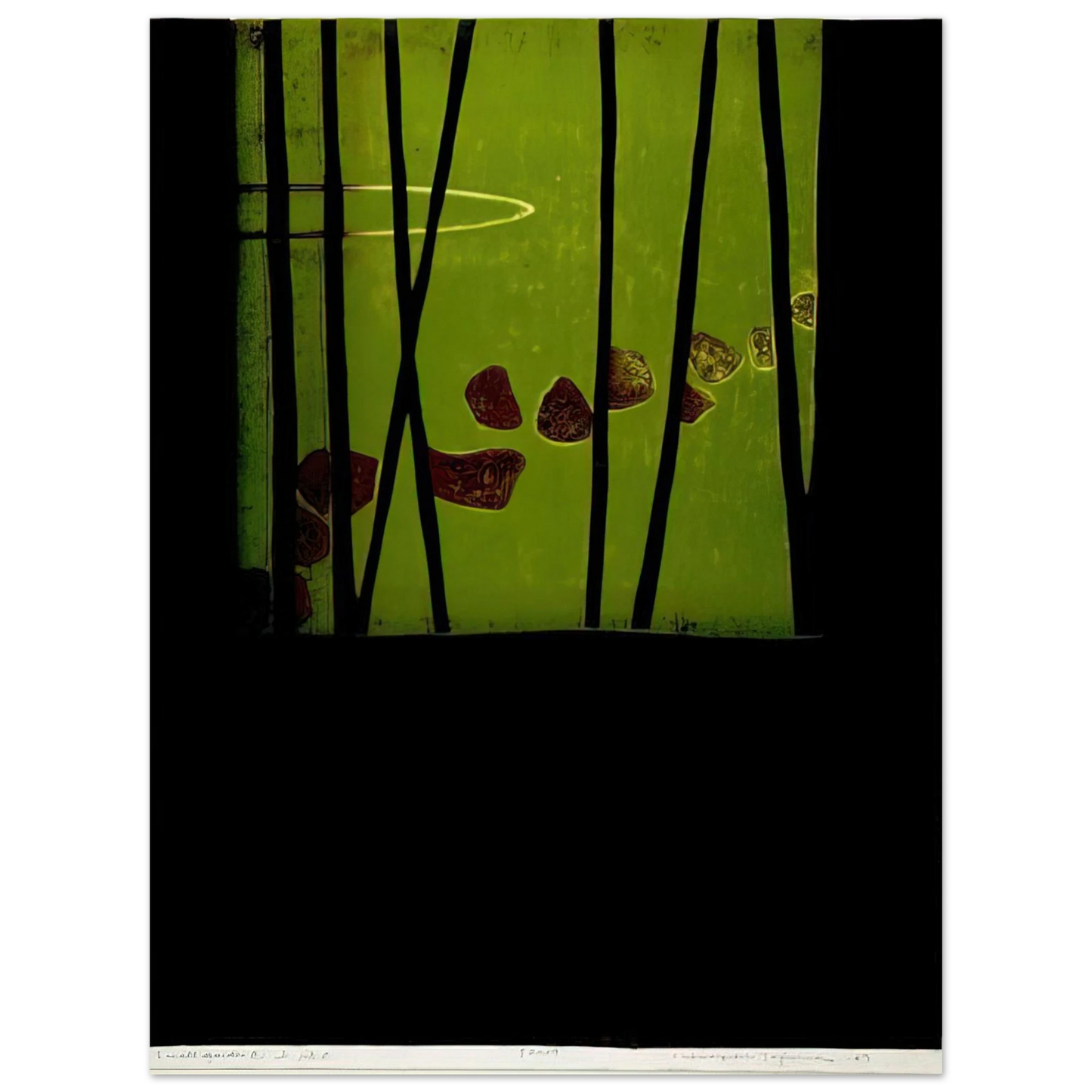 Hiroyuki Tajima - Small Garden - 1967 Fine Art Poster - Default Title