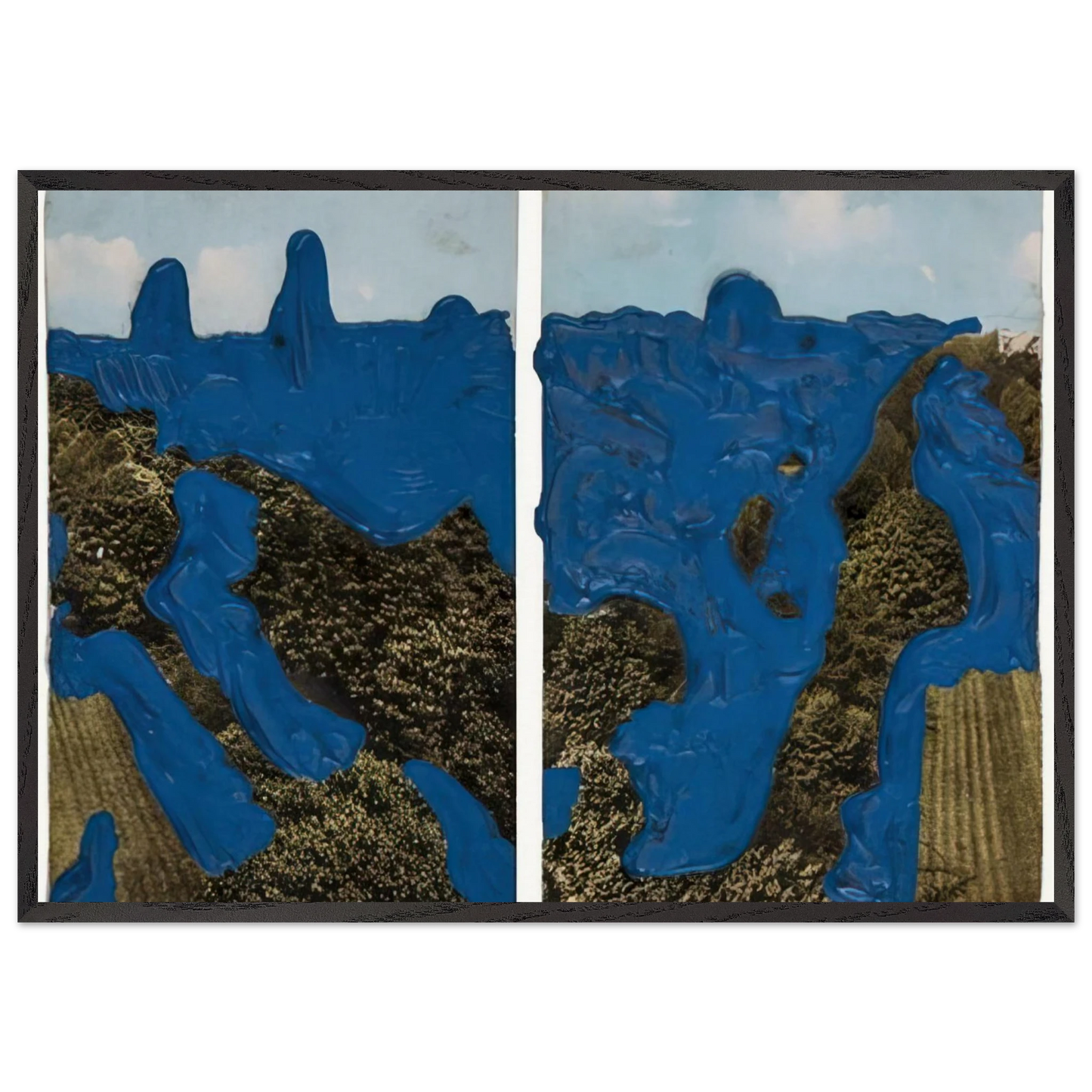 Postcard - 1968 - Dieter Roth Framed Art Print – Black Wooden Frame - Default Title - -Framed Art Print