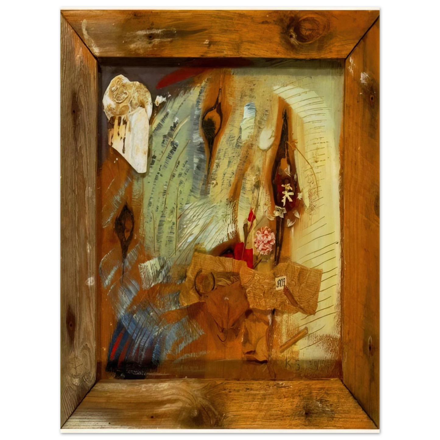 Kurt Schwitters - MERZBILD ALF 1939 Fine Art Poster - Default Title