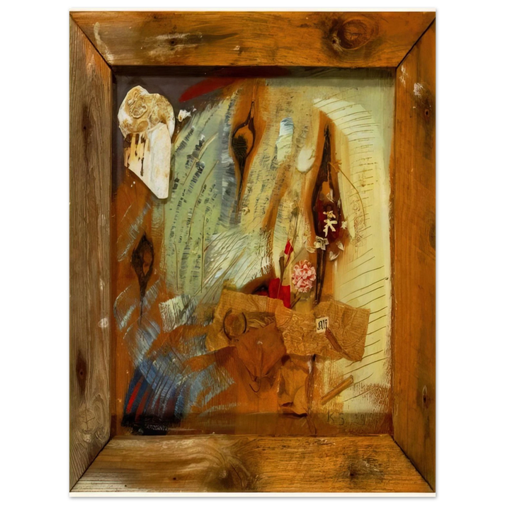 Kurt Schwitters - MERZBILD ALF 1939 75x100 cm / 30x40inches Fine Art Poster