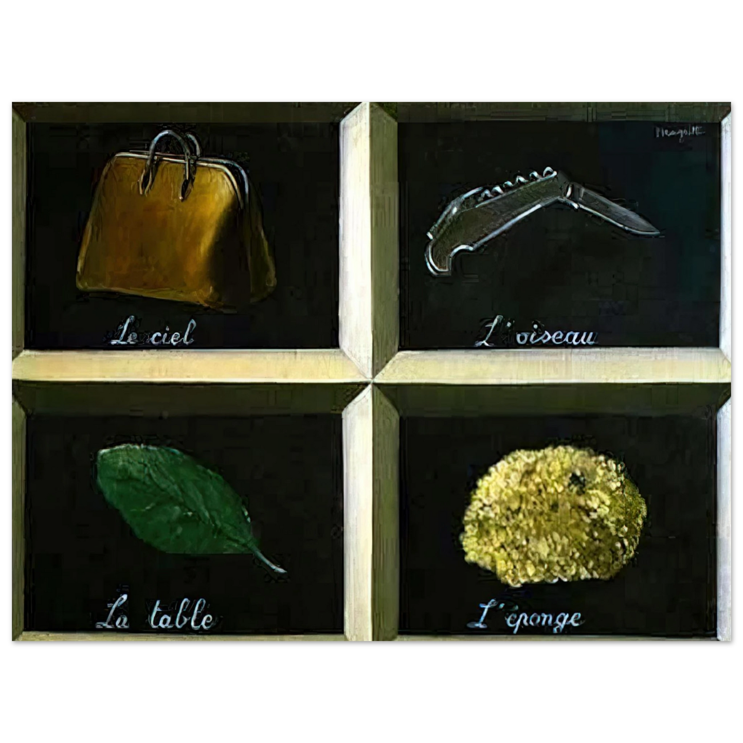 Rene Magritte - THE INTERPRETATION OF DREAMS 1927 Fine Art Poster - Default Title