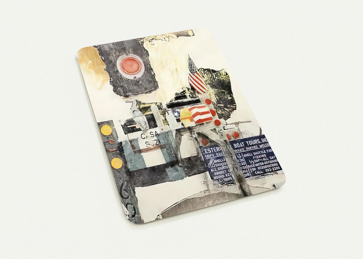 CAPTIVA CODA 2002 By Robert Rauschenberg Pack of 10 Post Cards | Robert Rauschenberg Post Cards | A6 (10.5 x 14.8 cm) - 4.1 x 5.8 inches